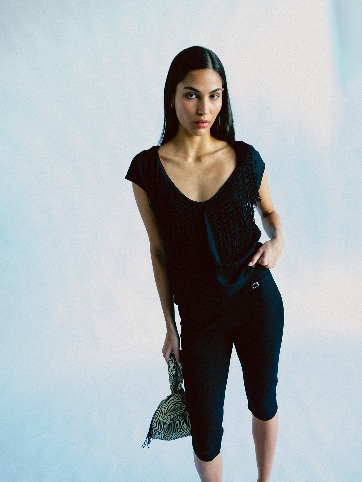 NARA CAPRI PANTS - black