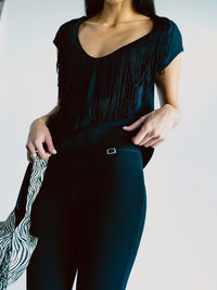 NARA CAPRI PANTS - black