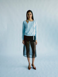 CHRISTY CARDIGAN - icy blue