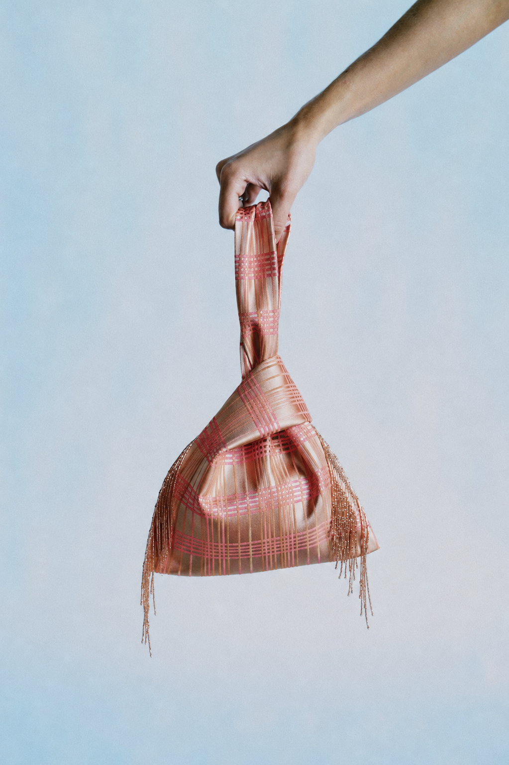 CHIC & COOL POUCH BAG - plaid print