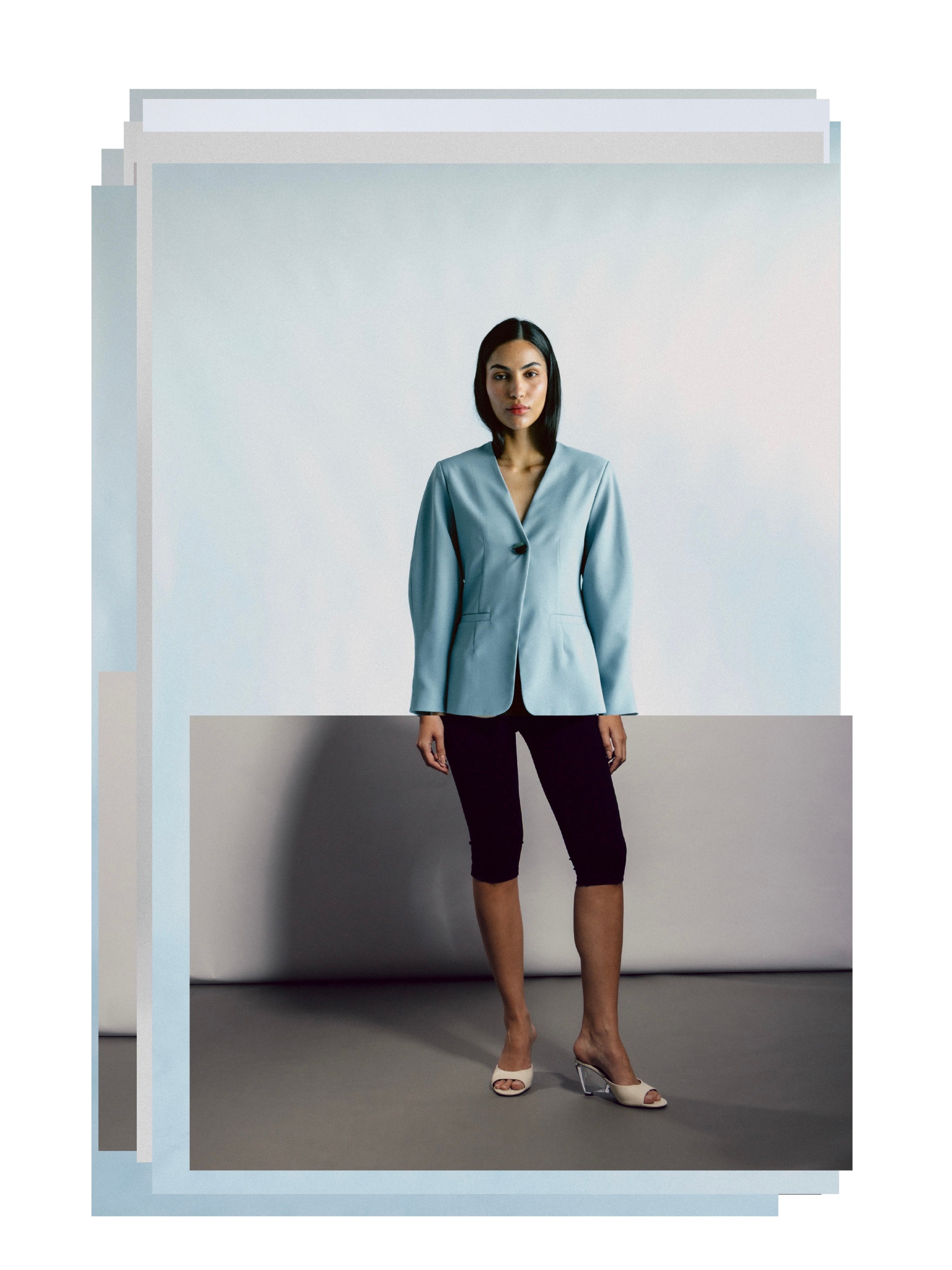 TWIGGT BLAZER + NARA CAPRI black