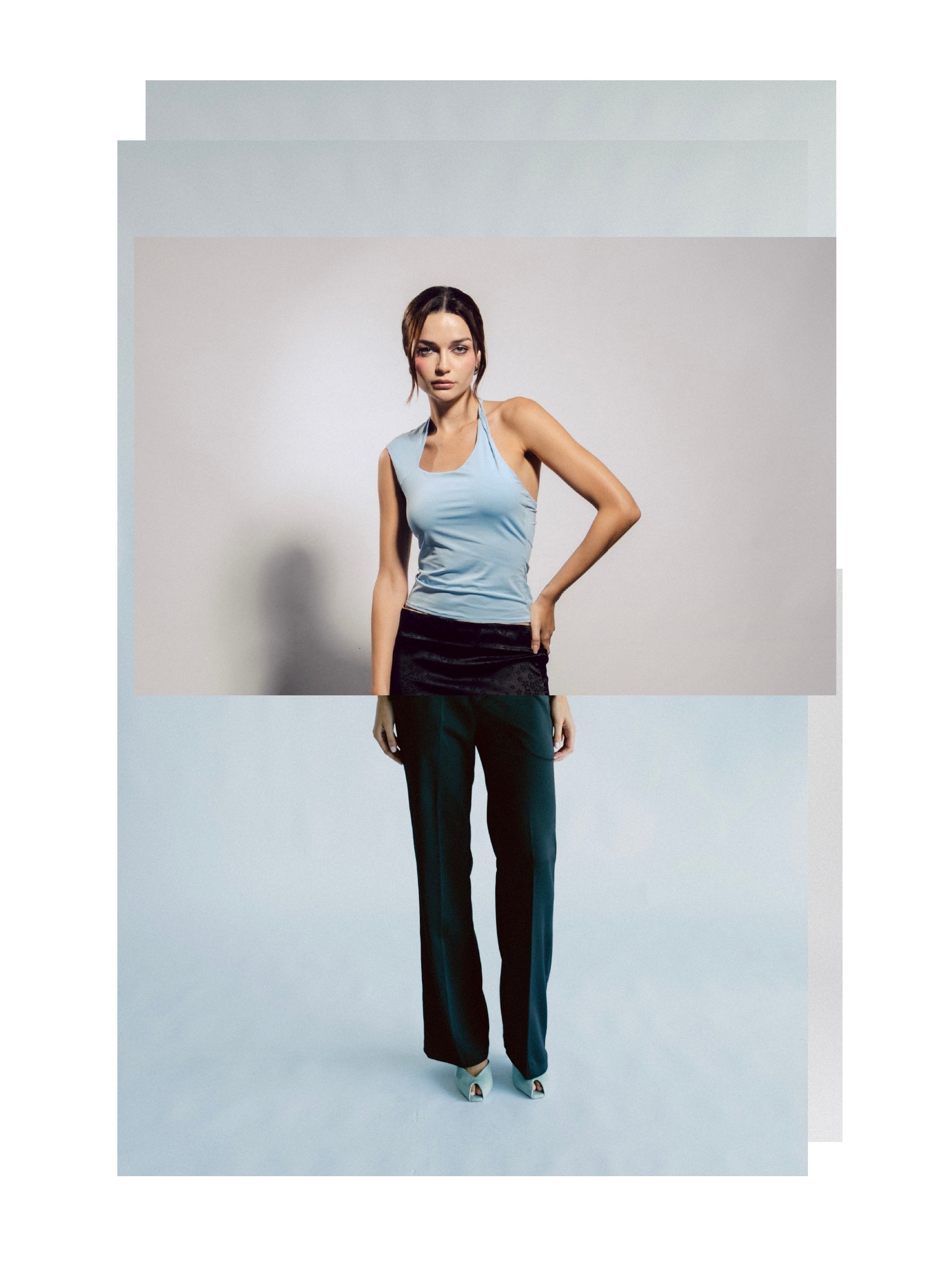 JOANE TOP sky + FAVORITE PANTS