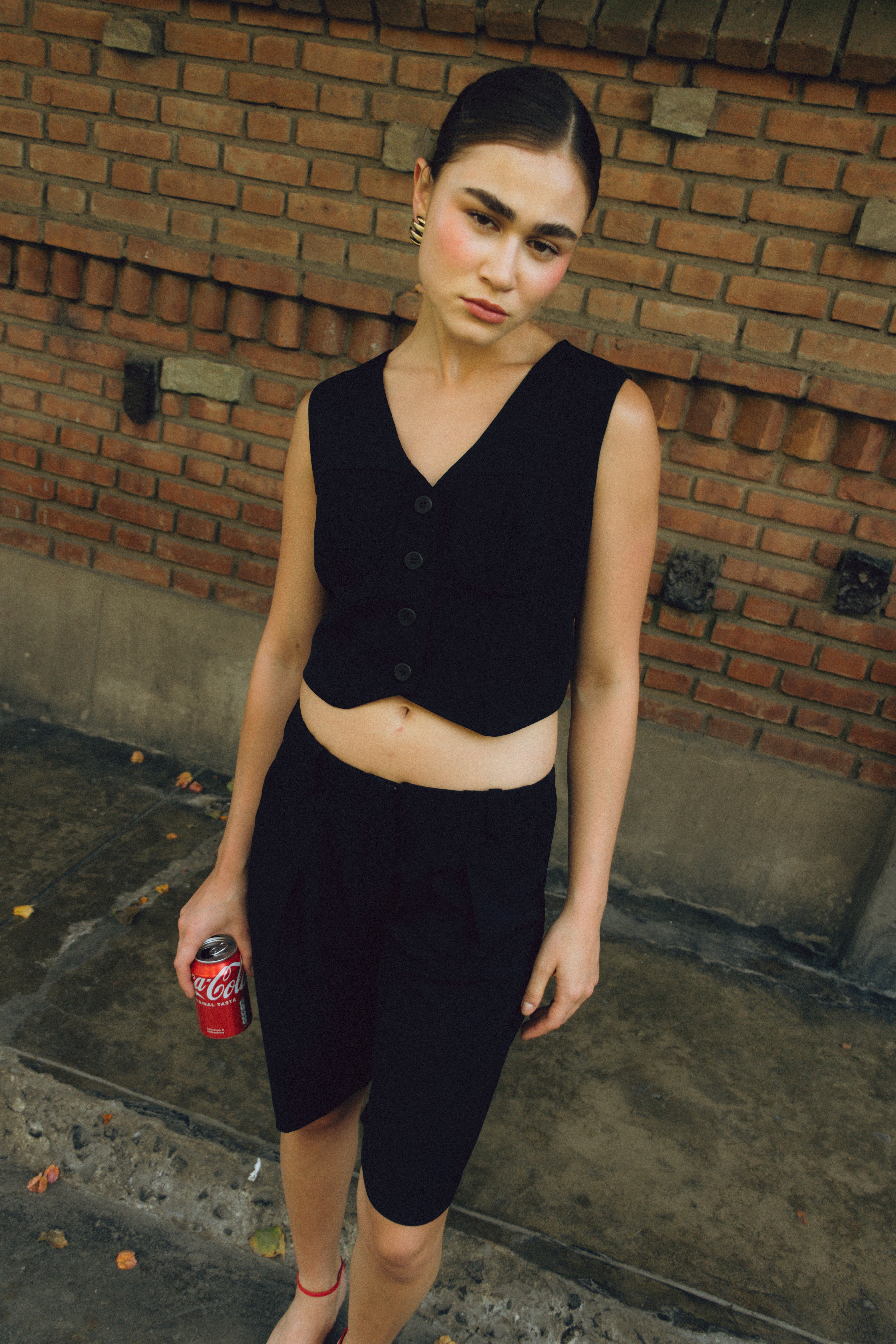 JUNE VEST - black