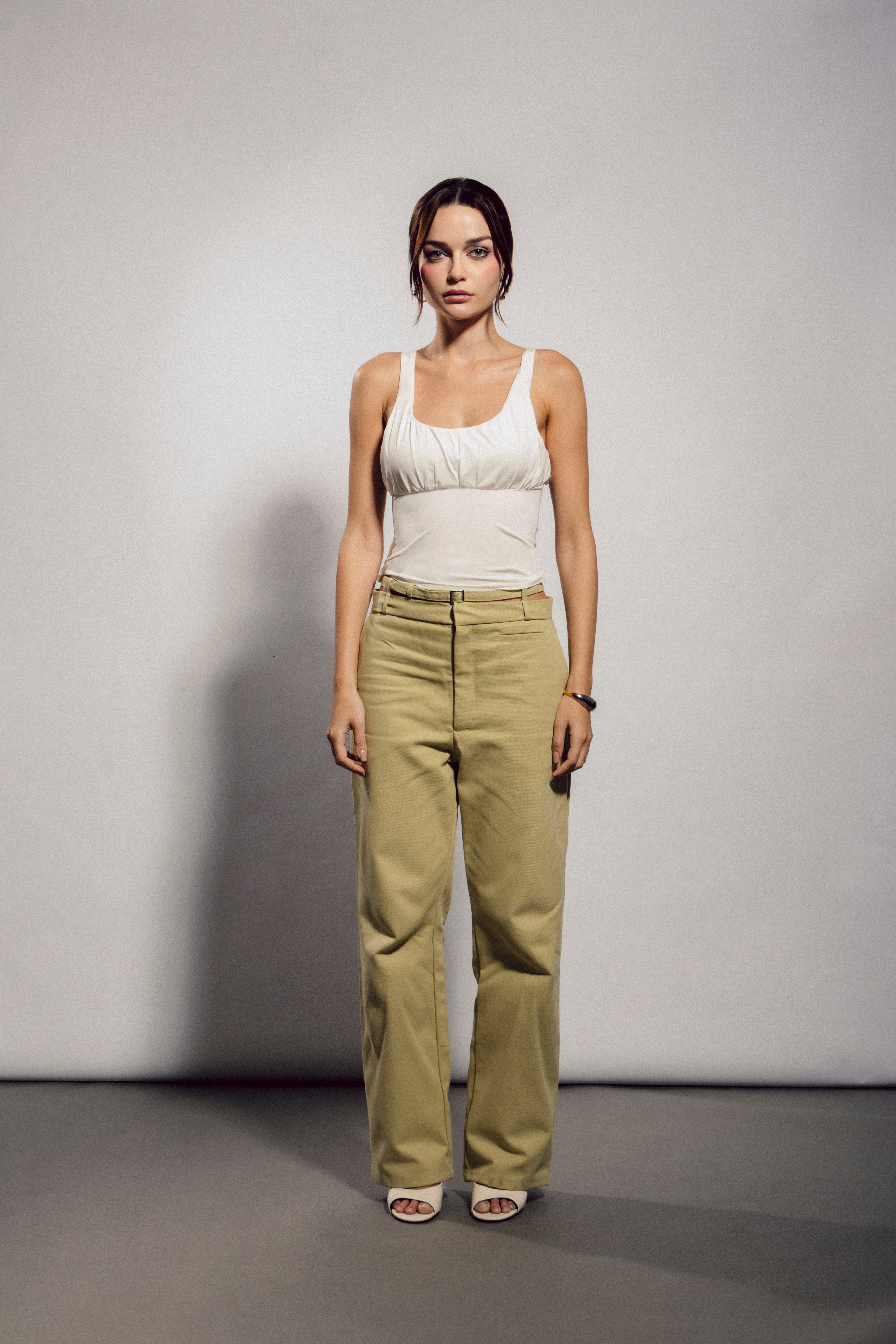 CECILE TOP - IVORY
