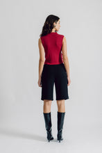 Cargar imagen en el visor de la galería, OLIVIA KNIT TOP - CHERRY RED
