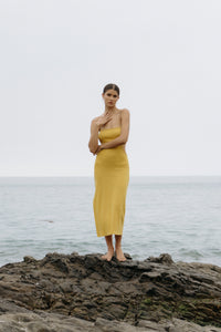 SUNSET DRESS - HONEY