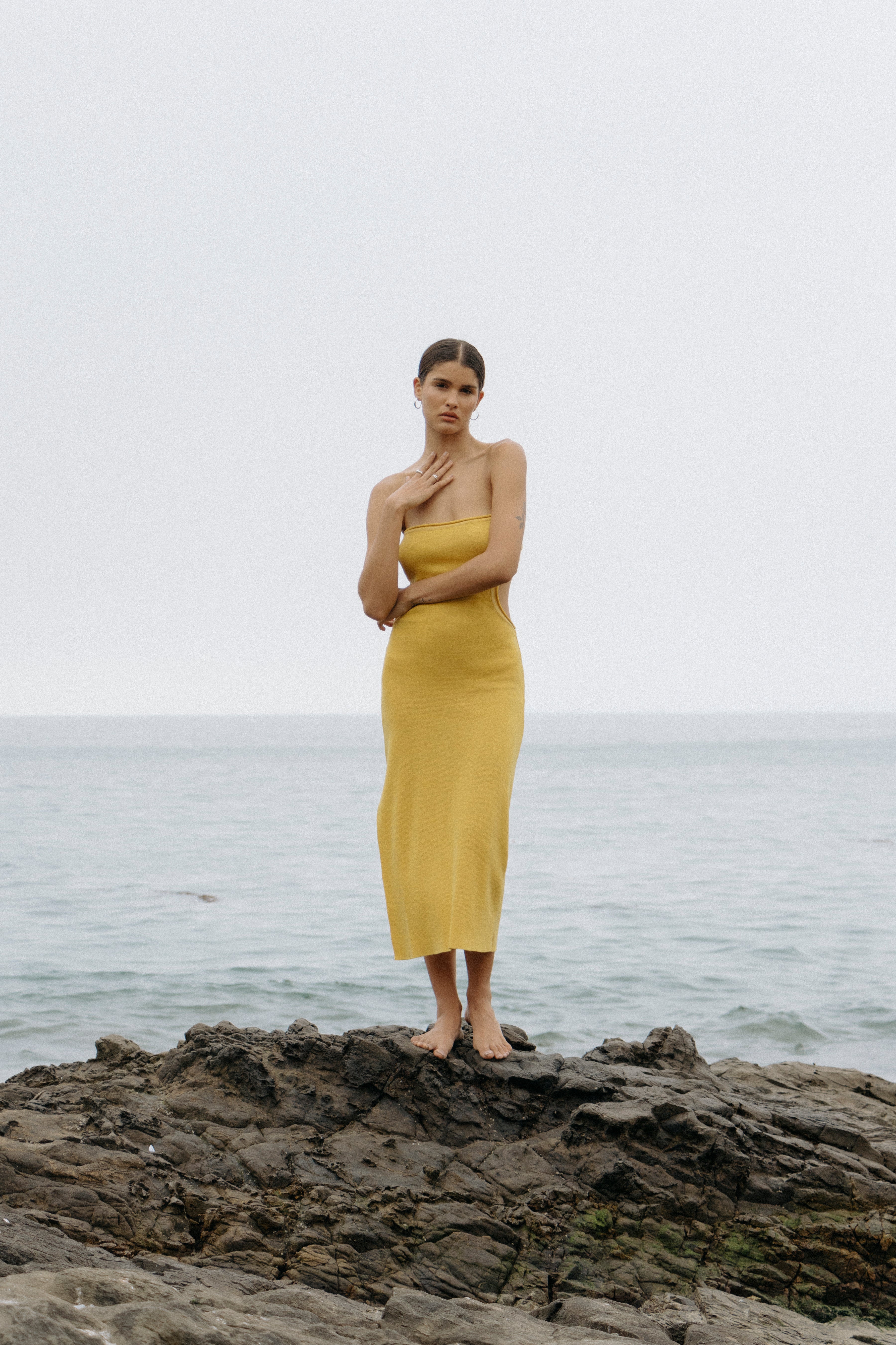 SUNSET DRESS - HONEY