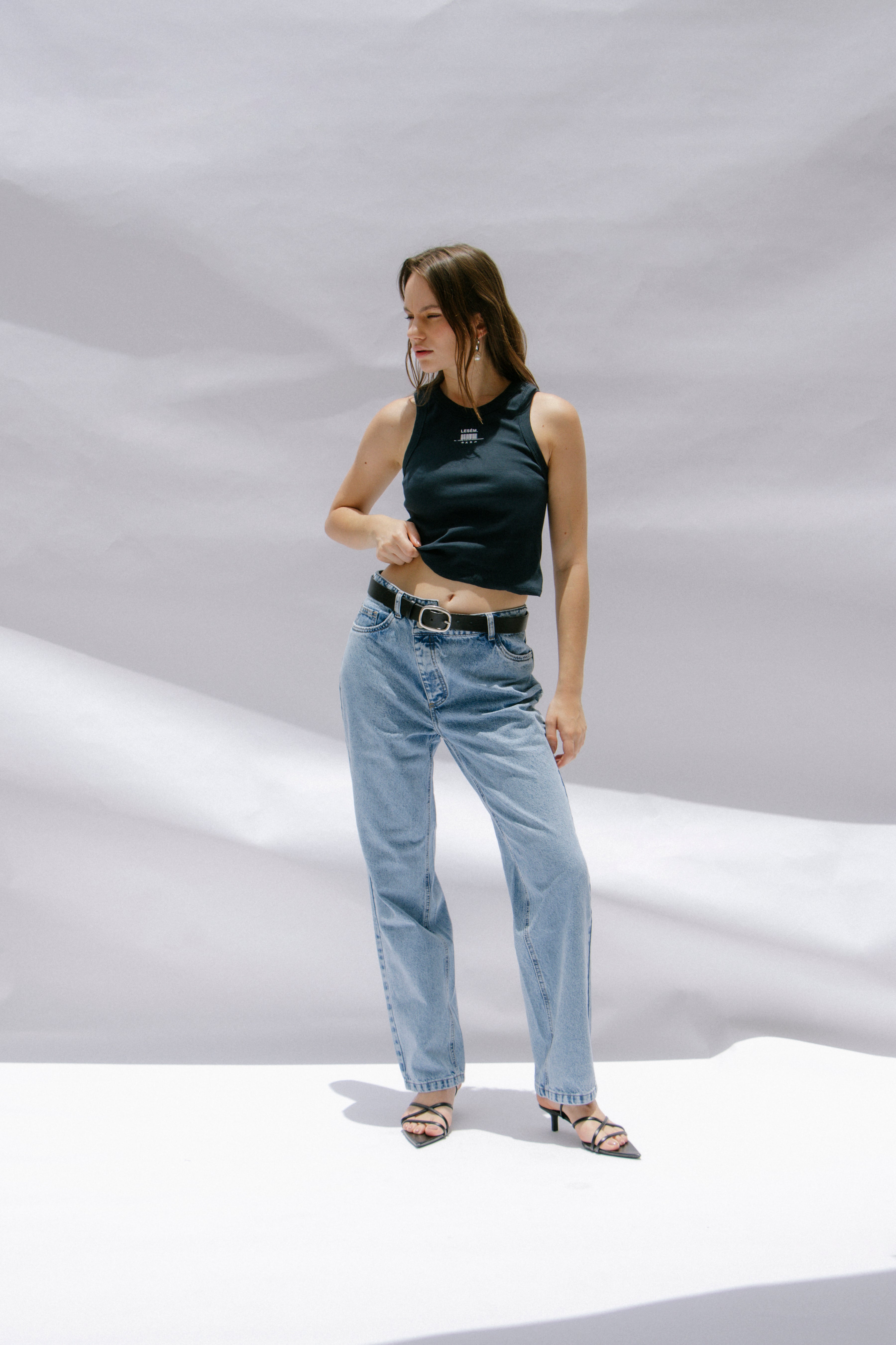 LOLA TANK TOP - PLOMO