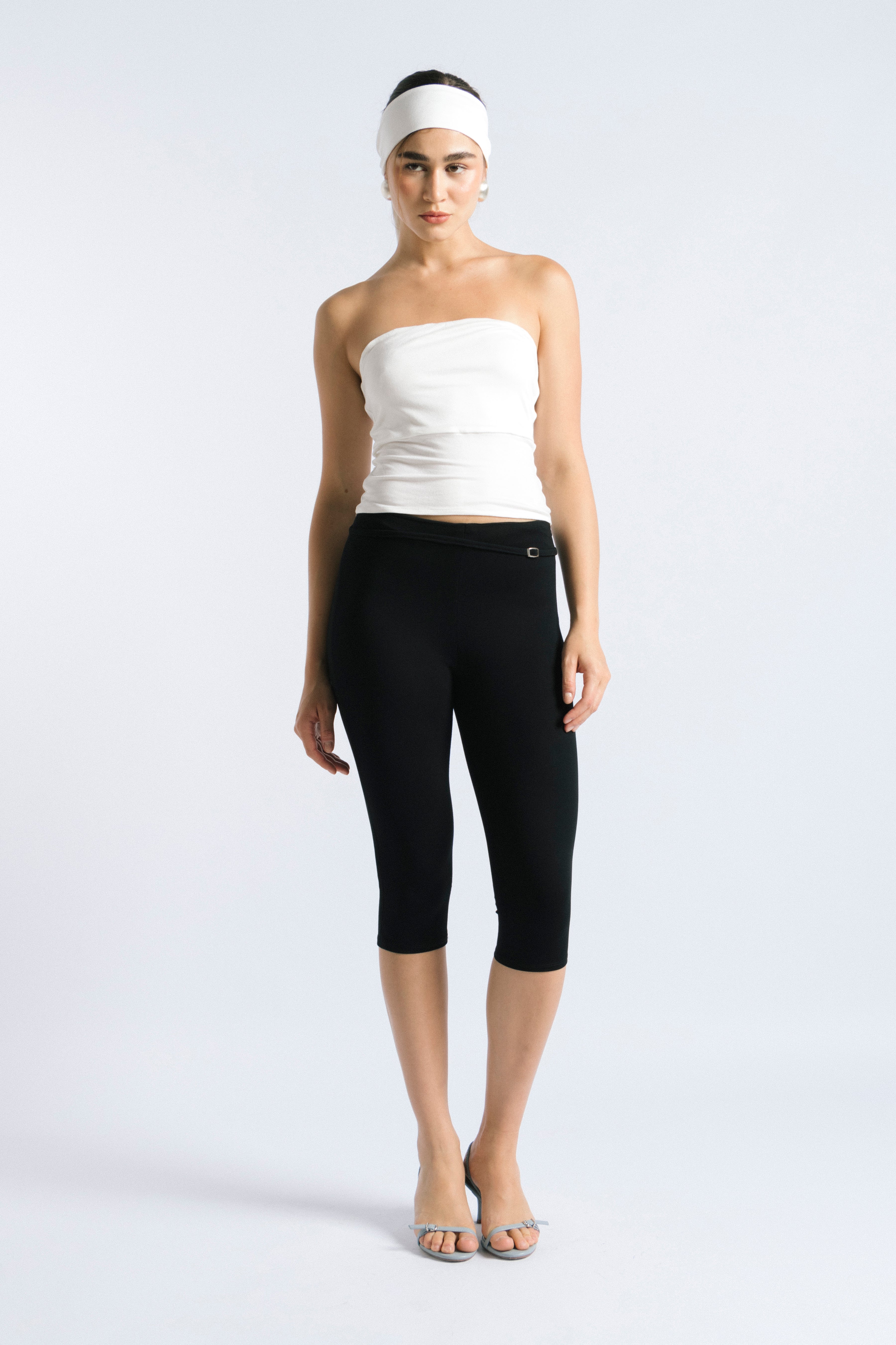 NARA CAPRI PANTS - black