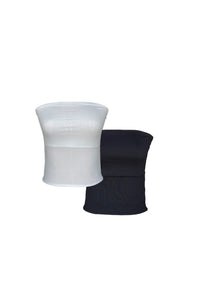 PACK DAILY TUBE TOP - IVORY & NEGRO