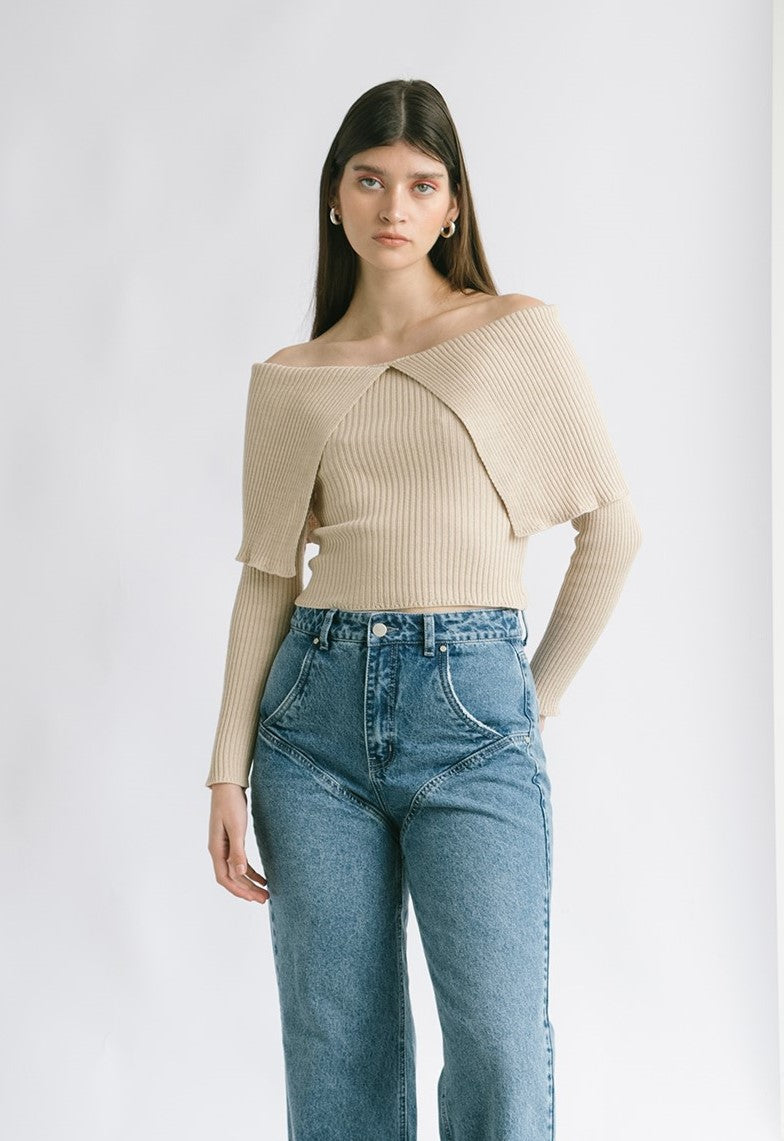 ADELINE SWEATER - BEIGE